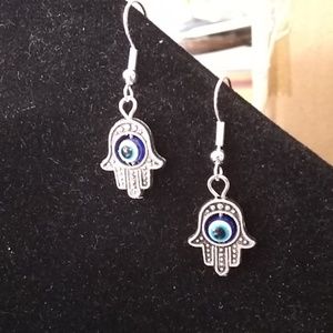 Hamsa Earrings